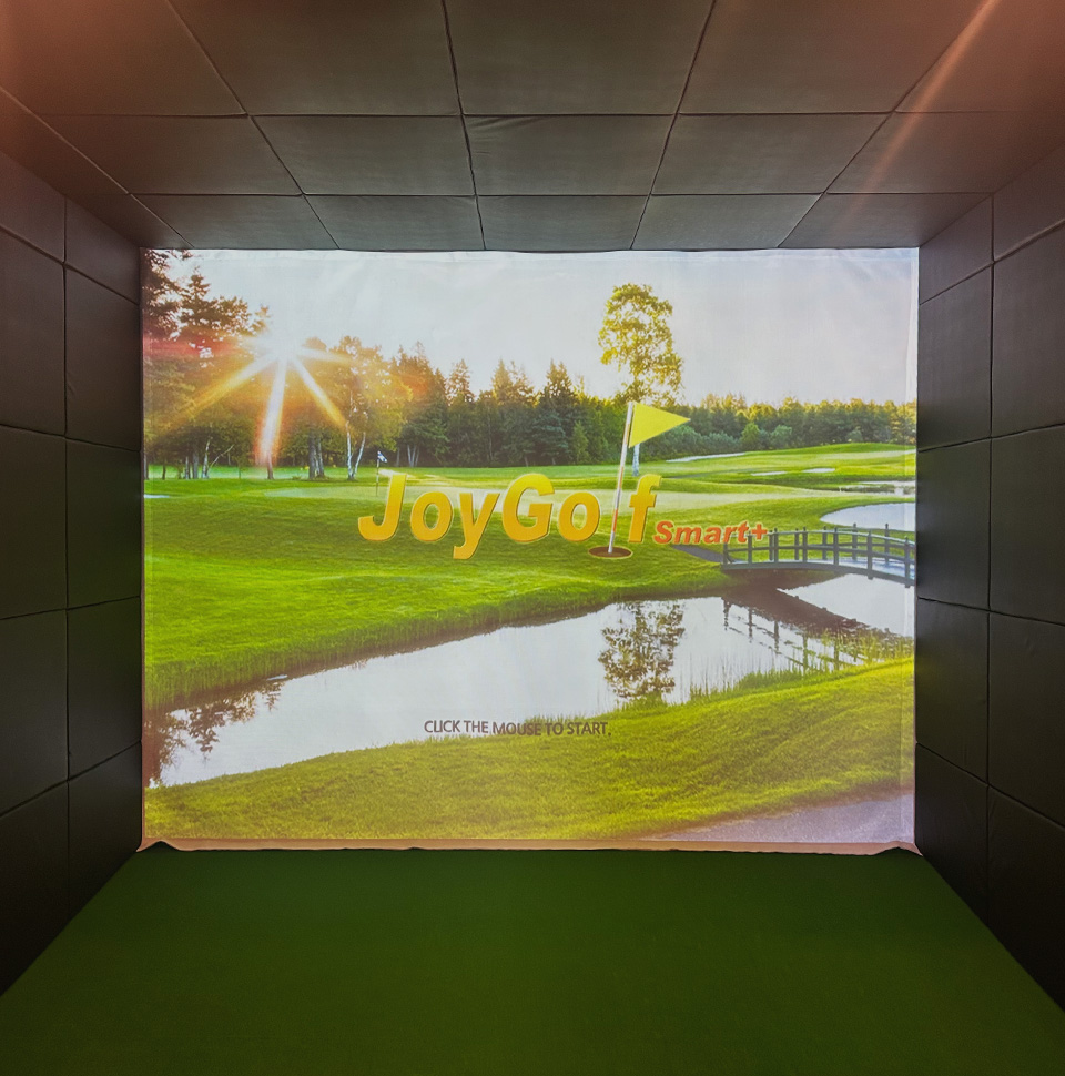 シミュレーションゴルフの写真